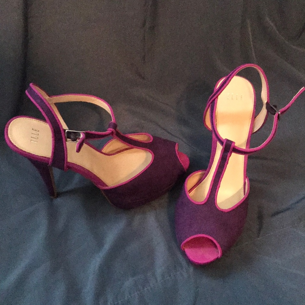Elle Platform Heels - 7.5 sz